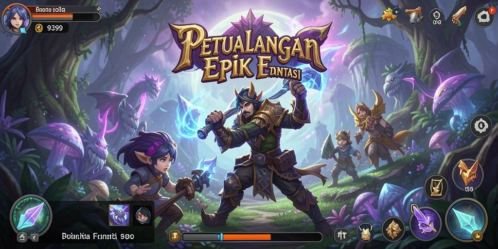 Tampilan gameplay <strong>9399</strong> yang penuh aksi dan strategi.