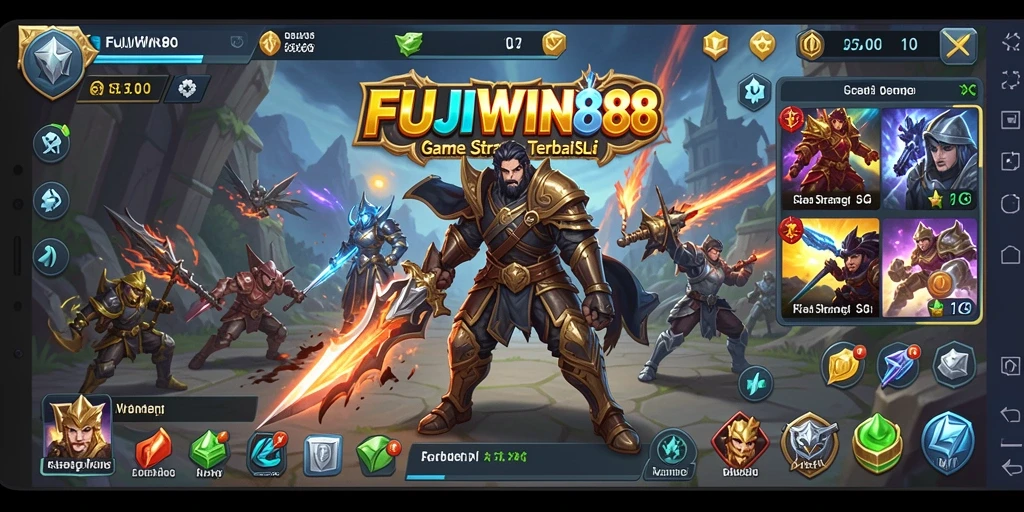 Tampilan mendebarkan dari gameplay FUJIWIN88 yang menggambarkan strategi dan taktik.