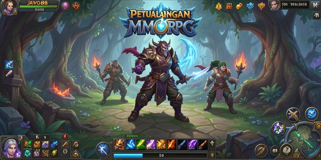 Tampilan gameplay JAVO88 yang menegangkan dan penuh aksi.