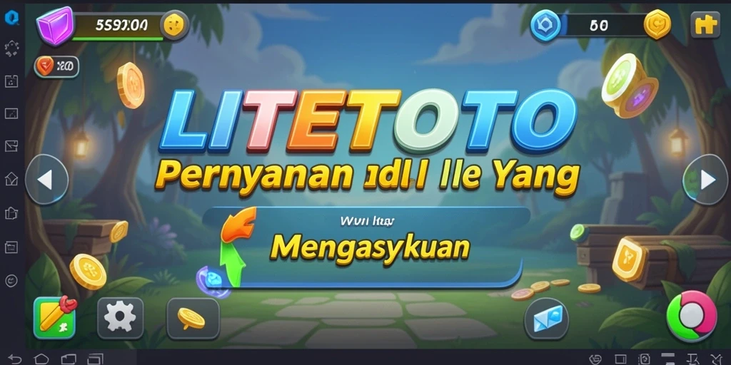 Tampilan gameplay LITETOTO yang menghibur dan santai.