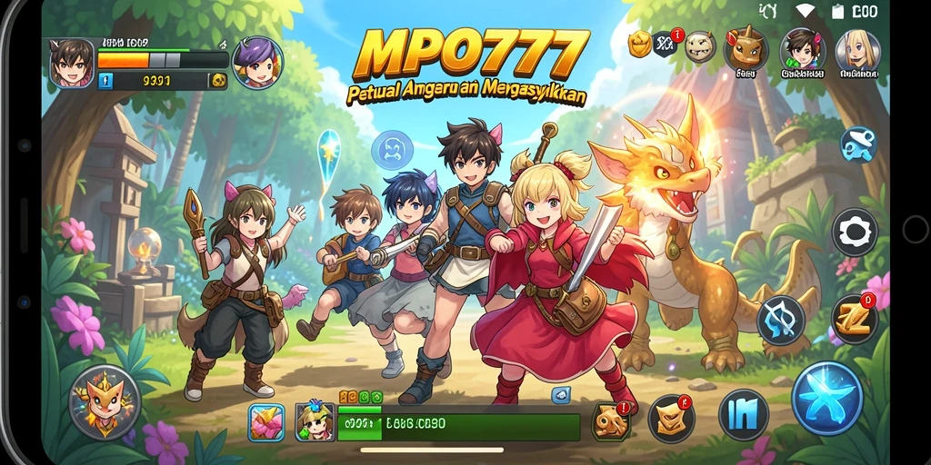 Tangkapan layar MPO777 menampilkan aksi yang mendebarkan dalam gaya Anime.