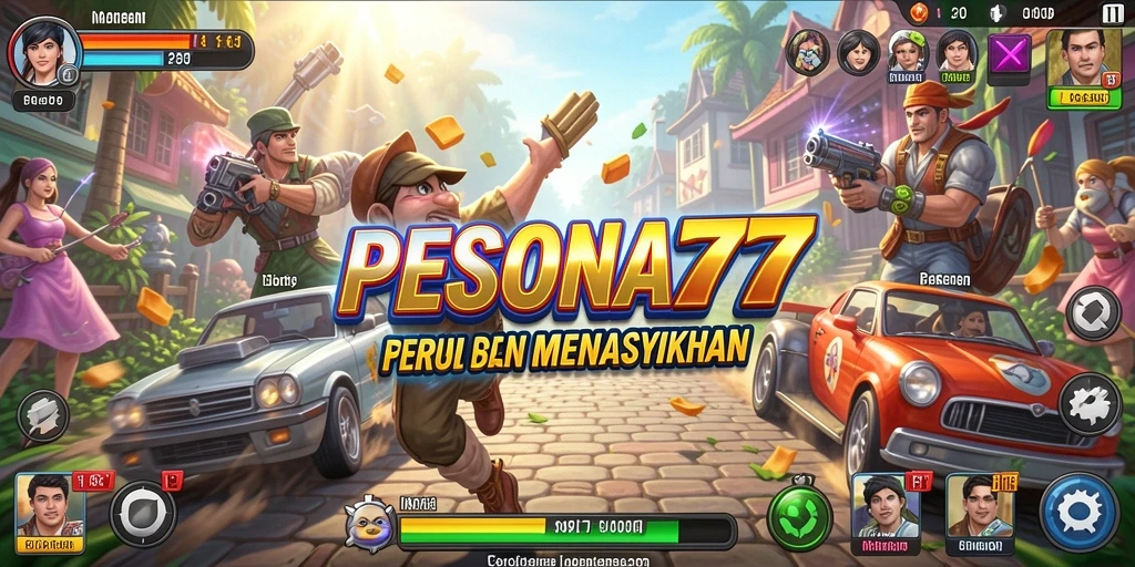 Tangkapan layar PESONA77 menampilkan aksi balap yang seru dan grafis yang memikat.