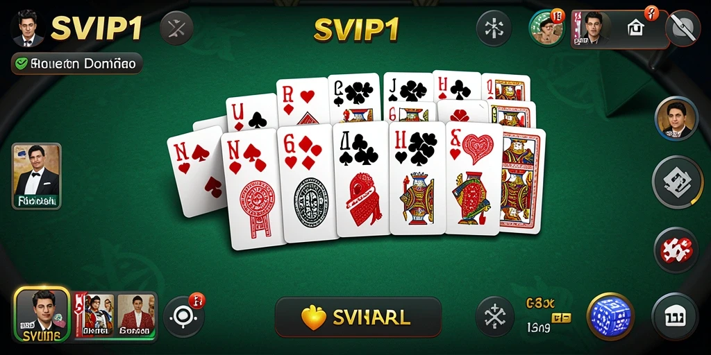 Tampilan menarik saat bermain Domino di SVIP1.