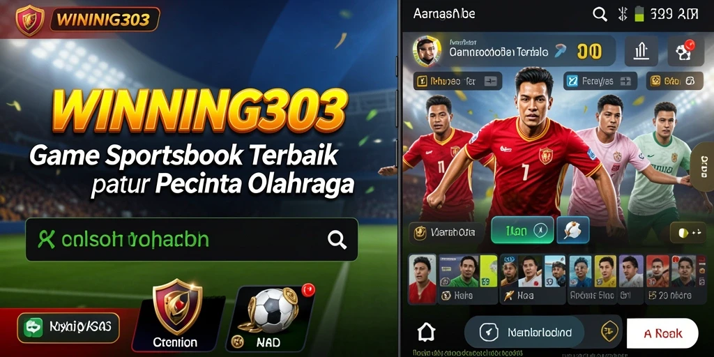 Tampilan utama WINNING303 menampilkan berbagai opsi taruhan olahraga menarik.